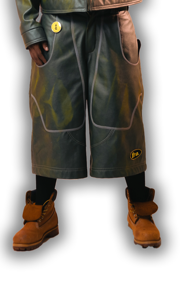 "GOLDIE GREEN" SHORTS