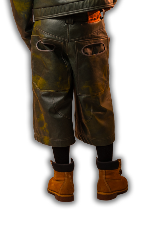 "GOLDIE GREEN" SHORTS