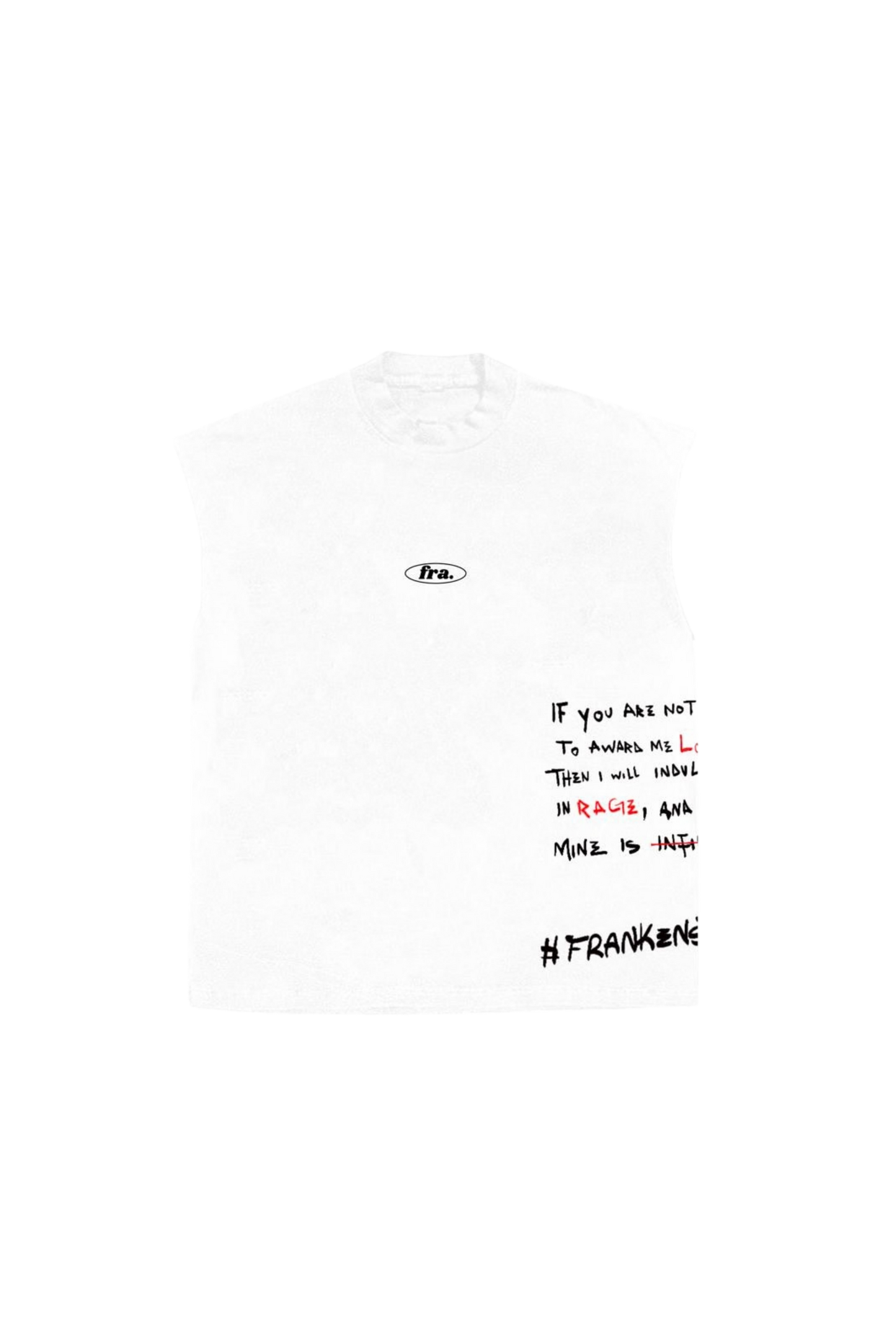 “Frankenstein” sleeveless Tee