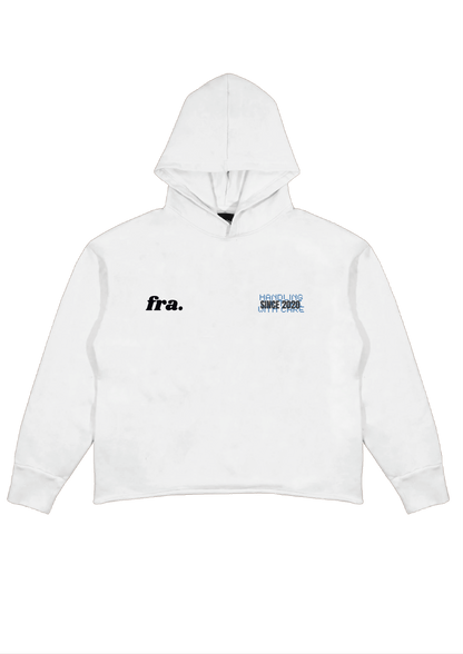 "FREE" white  hoodie