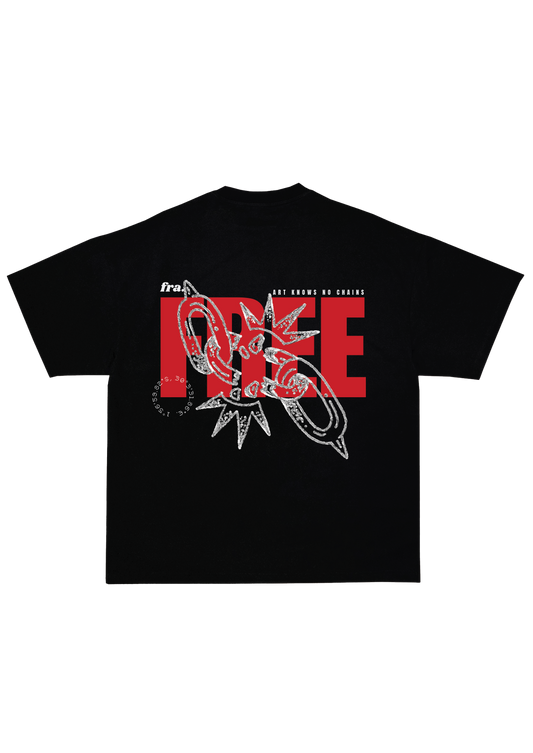 "FREE" Black Tee