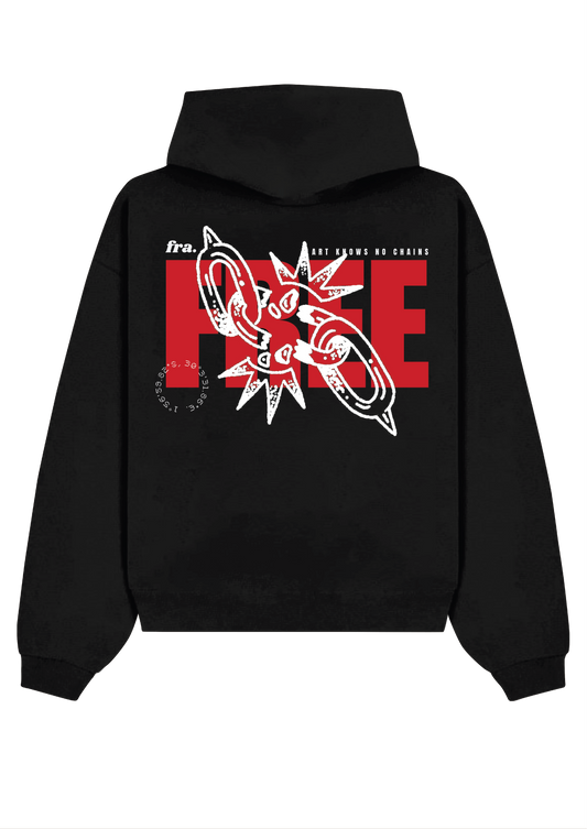 "FREE" black hoodie